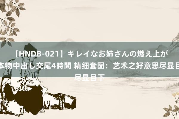 【HNDB-021】キレイなお姉さんの燃え上がる本物中出し交尾4時間 精细套图：艺术之好意思尽显目下