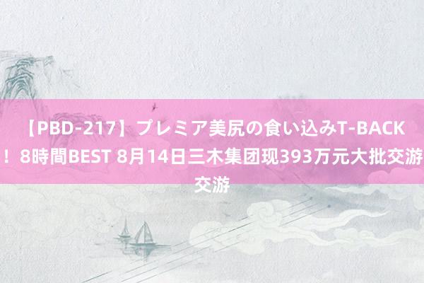 【PBD-217】プレミア美尻の食い込みT-BACK！8時間BEST 8月14日三木集团现393万元大批交游