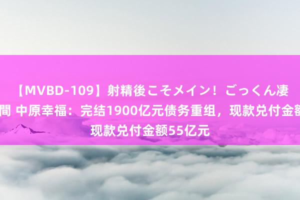 【MVBD-109】射精後こそメイン！ごっくん凄テク8時間 中原幸福：完结1900亿元债务重组，现款兑付金额55亿元