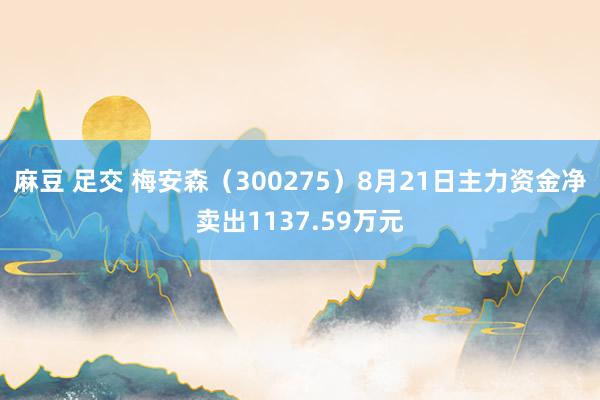 麻豆 足交 梅安森（300275）8月21日主力资金净卖出1137.59万元