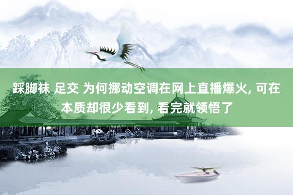 踩脚袜 足交 为何挪动空调在网上直播爆火, 可在本质却很少看到, 看完就领悟了